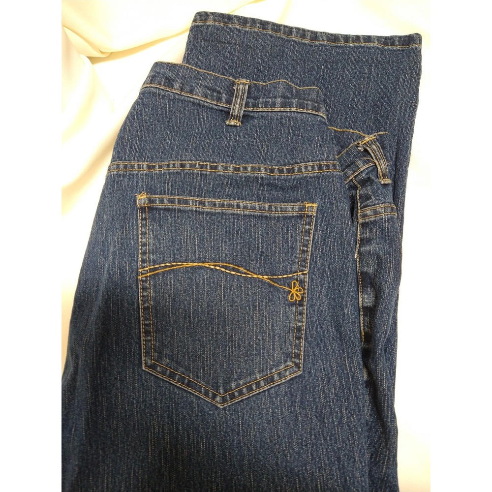 womens "LIZ & ME" SIGNATURE DENIUM CAPRIS, EMBROIDERED STYLING, SIZE 20WP‎ - Picture 12 of 16